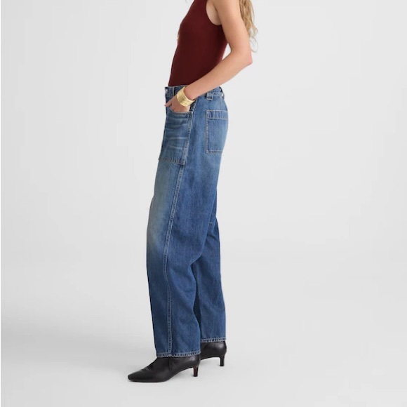 Madewell The Darted Barrel-Leg Jeans – Size 27 (Danver Wash) - Picture 2 of 10